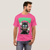 Nekomancer Kawaii Cat Necromancer T-Shirt (Vorne ganz)