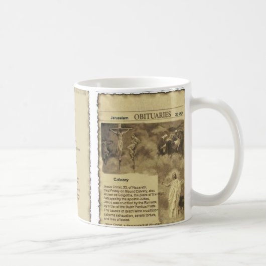 Nekrolog des Jesus Christus Der gute Hirte Kaffeetasse (Rechts)