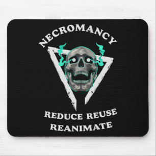 Nekromancy Reanimate Funny Skelett 1 Mousepad