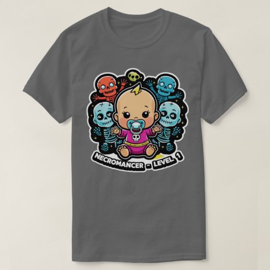 Nekromanter Level T-Shirt (Design vorne)