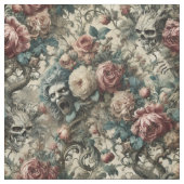 Nekromantie der Gnashed - Gotische Statement Tile Stoff (Muster)