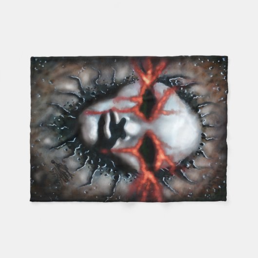 Nekromantin Fleecedecke (Vorderseite (Horizontal))