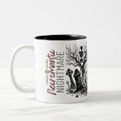 Nekromantischer Albtraum Zweifarbige Tasse (Links)
