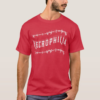 Nekrophilie Typografie T-Shirt