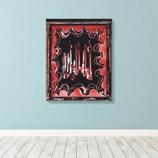 Nekropolis Leinwanddruck (Insitu (Holzboden))