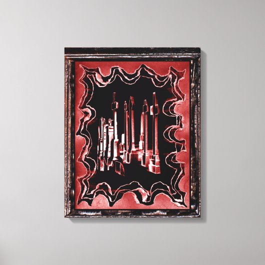 Nekropolis Leinwanddruck (Vorderseite)