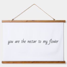 Nektar an meine Blume Holztäfelung Wandteppich Mit Holzrahmen