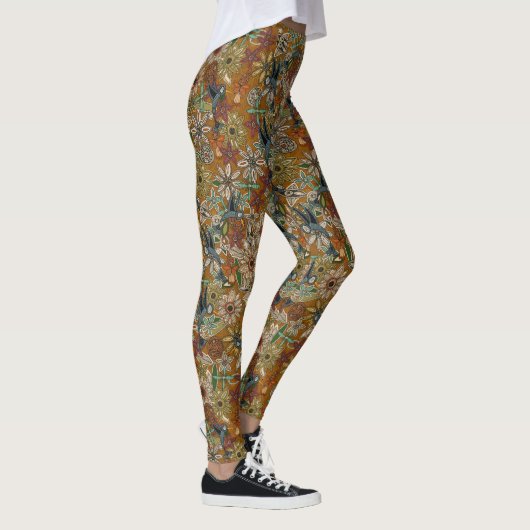 Nektar-Vogelgarten Leggings (Rechts)