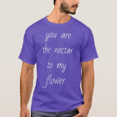 Nektar zu meiner Blume Basic Dunkle T - Shirt (Vorderseite)