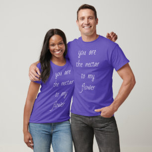 Nektar zu meiner Blume Basic Dunkle T - Shirt