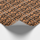 Nektarine, Zitrusfrucht Geschenkpapier (Ecke)