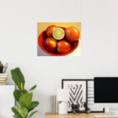 Nektarinen und Limonen Poster (Heimbüro)