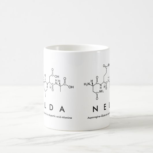 Nelda Peptid-Namen-Tasse Kaffeetasse (Mittel)
