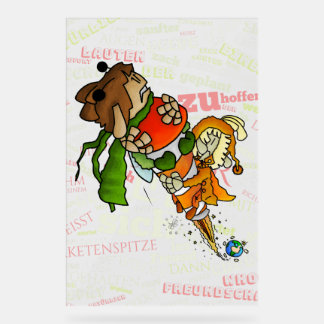 Nelio & Mael - Der ungeplante Silvester-Abflug Acrylschild
