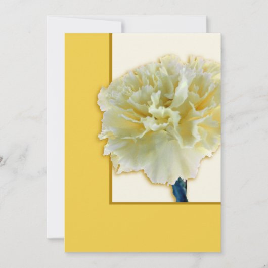 Nelke Einladung (Vorderseite)