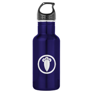 Nelke im Kreis Trinkflasche