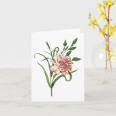 Nelke Karte (Gelbe Blume)