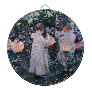Nelke, Lilie, Lilie, Rose (John Singer Sargent) Dartscheibe