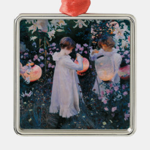 Nelke, Lilie, Lilie, Rose (John Singer Sargent) Ornament Aus Metall