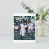 Nelke, Lilie, Rose, Sargent Postkarte (Stehend Vorderseite)