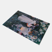 Nelke, Lily, Lily, Rose (John Singer Sargent) Fußmatte (Schrägansicht)