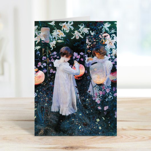 Nelke, Lily, Lily, Rose | John Singer Sargent Karte