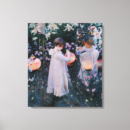 Nelke, Lily, Lily, Rose (John Singer Sargent) Leinwanddruck (Vorderseite)