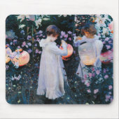 Nelke, Lily, Lily, Rose | John Singer Sargent Mousepad (Vorne)