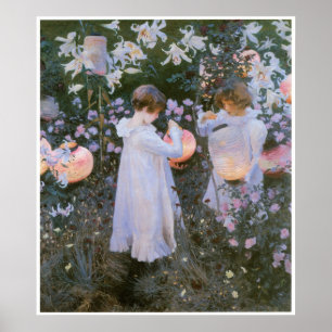 Nelke, Lily, Lily, Rose, John Singer Sargent Poster