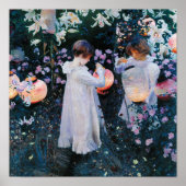 Nelke, Lily, Lily, Rose | John Singer Sargent Poster (Vorne)