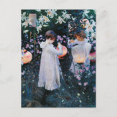 Nelke, Lily, Lily, Rose | John Singer Sargent Postkarte (Vorderseite)