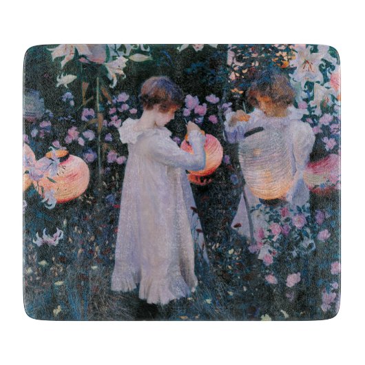 Nelke, Lily, Lily, Rose (John Singer Sargent) Schneidebrett (Vorderseite)