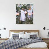 Nelke, Lily, Lily, Rose von John Singer Sargent Leinwanddruck (Insitu (Schlafzimmer))