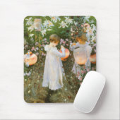 Nelke, Lily, Lily, Rose von John Singer Sargent Mousepad (Mit Mouse)