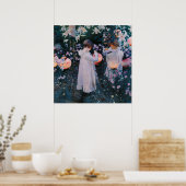 Nelke, Lily, Lily, Rose von John Singer Sargent Poster (Küche)