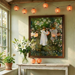 Nelke, Lily, Lily, Rose von John Singer Sargent Poster