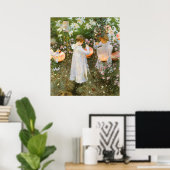 Nelke, Lily, Lily, Rose von John Singer Sargent Poster (Heimbüro)