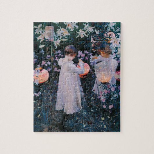 Nelke, Lily, Lily, Rose von John Singer Sargent Puzzle (Vertikal)