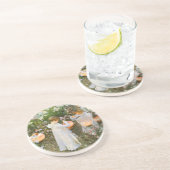 Nelke, Lily, Lily, Rose von John Singer Sargent Sandstein Untersetzer (Seite)