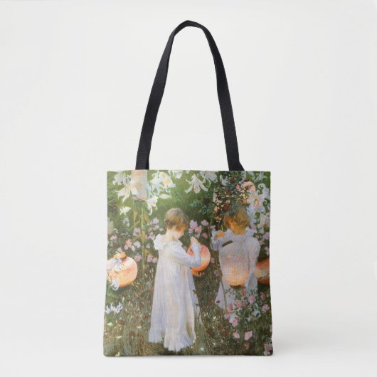 Nelke, Lily, Lily, Rose von John Singer Sargent Tasche (Vorderseite)