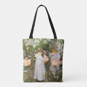Nelke, Lily, Lily, Rose von John Singer Sargent Tasche (Rückseite)