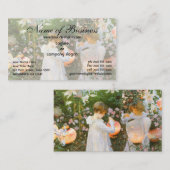 Nelke, Lily, Lily, Rose von John Singer Sargent Visitenkarte (Vorne/Hinten)