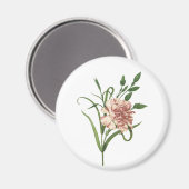 Nelke Magnet (Vorderseite/Rückseite)