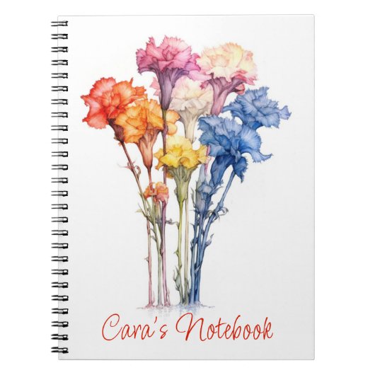 Nelke Notizblock (Vorderseite)