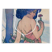 Nelke (vier Blume), Alphonse Mucha Große Geschenktüte (Vorderseite)