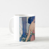 Nelke (vier Blume), Alphonse Mucha Kaffeetasse (Vorderseite Links)