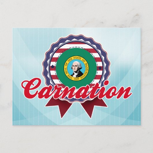 Nelke, WA Postkarte (Vorderseite)