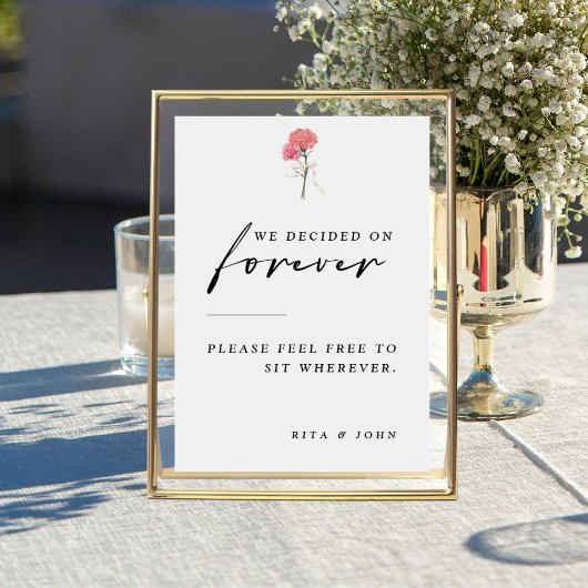 Nelke wählt einen Platz aus, nicht ein Beiheftezei Poster