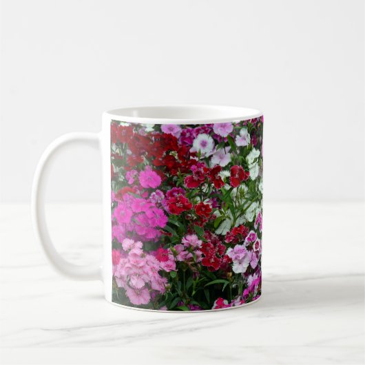 Nelken-Blume Kaffeetasse (Links)