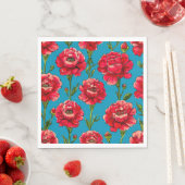 Nelken-Blume Serviette (Beispiel)